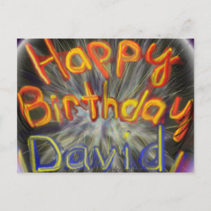 Cartes Postales Joyeux Anniversaire David Originales Zazzle Fr