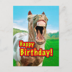 Carte Postale Joyeux anniversaire de la Happy horse