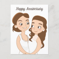 Joyeux Anniversaire de Mariage Couple Lesbien Mign