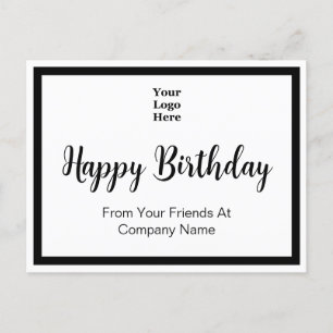 Carte Postale Joyeux Anniversaire De Vos Amis Chez Business 