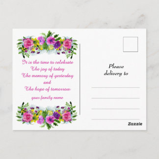 Carte Postale Joyeux anniversaire des fondateurs