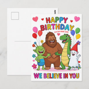 Carte Postale Joyeux Anniversaire Drôle