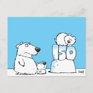 Carte Postale Joyeux anniversaire du Canada! par harrop - 150-4