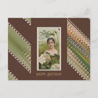 Carte Postale Joyeux Anniversaire Floral Beauties 49
