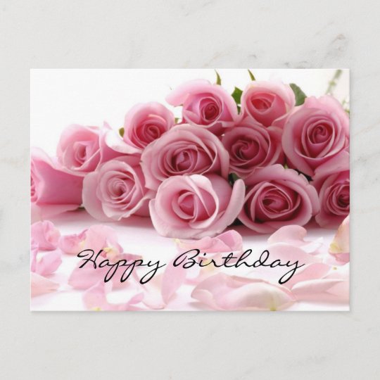 Carte Postale Joyeux Anniversaire Glamour Zazzle Fr