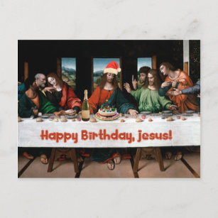 Carte Postale Joyeux anniversaire, Jésus !