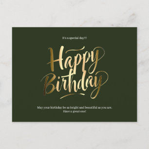 Carte Postale Joyeux Anniversaire Jour Spécial