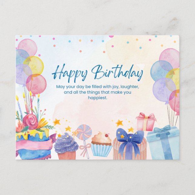 Carte Postale Joyeux anniversaire magnifique  (Devant)