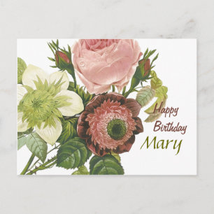 Carte Postale Joyeux anniversaire Mary CC0129