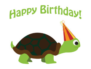 Cartes Tortue D Anniversaire Zazzle Fr