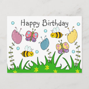 Carte Postale Joyeux Anniversaire Nature