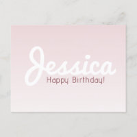 Joyeux Anniversaire, Nom personnalisable | Rose Om