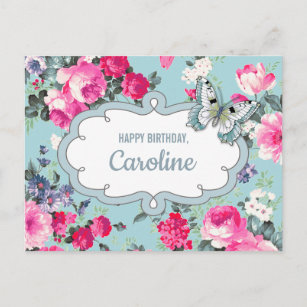 Joyeux Anniversaire Papillon Cartes Postales Pas De Quantite Minimum Zazzle