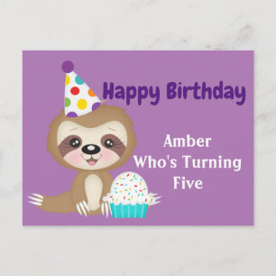 Carte Postale Joyeux Anniversaire Personnalisé