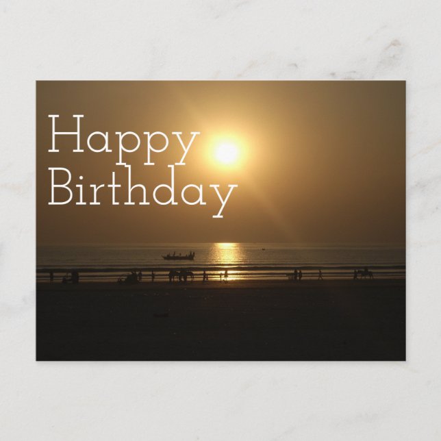 Carte Postale Joyeux anniversaire pour vous (Devant)