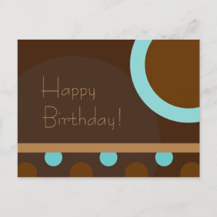 Carte Postale Joyeux anniversaire ! Rétro 103