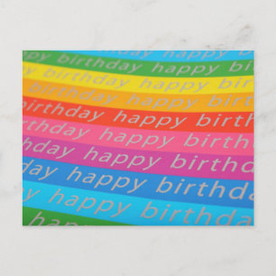Carte Postale Joyeux Arrière - plan d'anniversaire