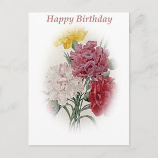 Carte Postale Joyeux Bouquet d'anniversaire