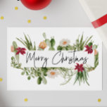Carte Postale Joyeux Cactus de Noël Succulent Sud-Ouest<br><div class="desc">Cette conception peut être personnalisée en choisissant l'option Modifier la conception. Vous pouvez également transférer sur d'autres objets. Contactez-moi à l'adresse colorflowcreations@gmail.com ou utilisez l'option conversation en haut de la page si vous souhaitez avoir cette conception sur un autre produit ou avez besoin d'aide. Voir d'autres de mes dessins ou...</div>