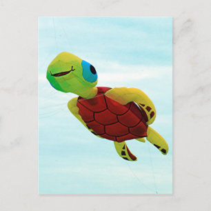 Carte Postale Joyeux cerf-volant de tortue