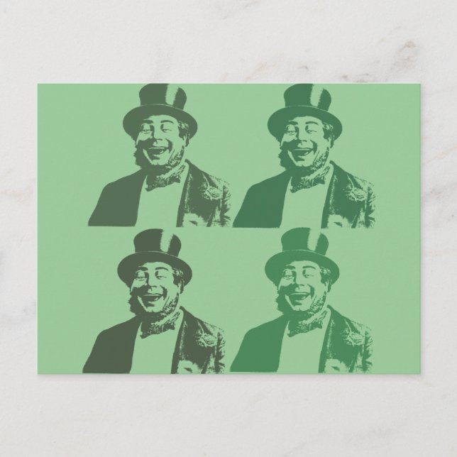 Carte Postale Joyeux compatriote irlandais (Devant)