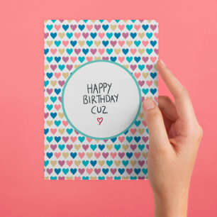 Carte Postale Joyeux Cousin d'anniversaire