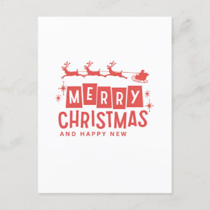 Carte Postale joyeux cristaux et heureux nouvel an