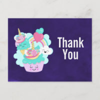 Joyeux Cupcake et crème glacée Anniversaire Merci