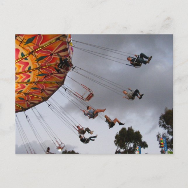 Carte Postale joyeux disparaissent le rond (Devant)