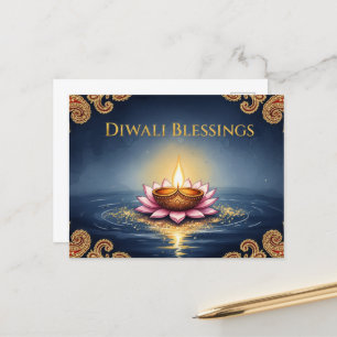 Carte Postale Joyeux Diwali 