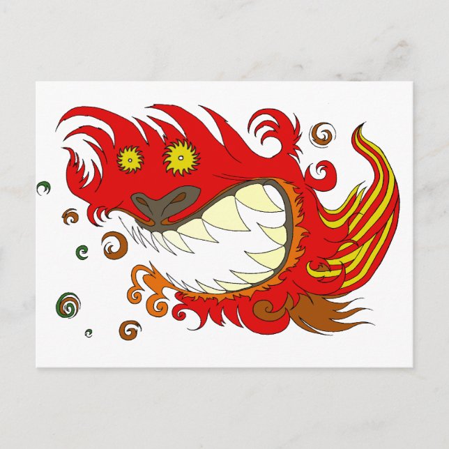 Carte Postale Joyeux dragon (Devant)