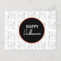 Joyeux fantôme de Halloween Bonbons lettrage à la