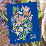 Carte Postale Joyeux Fleurs sauvages<br><div class="desc">Un design parfait, simple et mignon pour une carte postale "Tout l'amour" ! De l'art artisanal pour vous ! Complètement adaptable ! Vous pouvez cliquer sur "personnalisation" pour travailler sur le texte. Cliquez sur "Travailler avec l'outil de conception" pour adapter la police de caractères, les couleurs et les réglages. Disponible...</div>