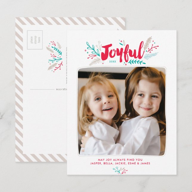 Carte postale Joyeux Foliage Noël (Devant / Derrière)