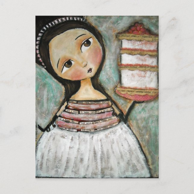 Carte Postale Joyeux gâteau (Devant)