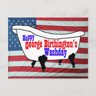 Carte Postale Joyeux George Birthington's Washday Products