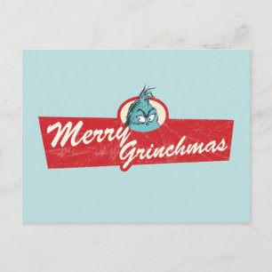 Carte Postale Joyeux Grincheux-Noël Citation Le Grinch