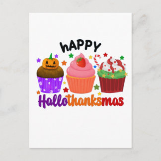 Carte Postale joyeux hallothanksgas