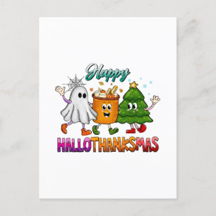 Carte Postale Joyeux Hallothanksmas