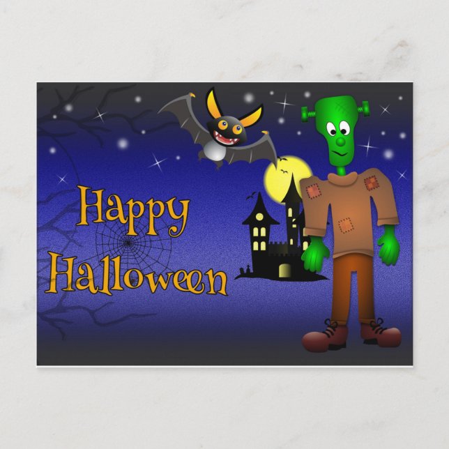 Carte Postale Joyeux Halloween (Devant)