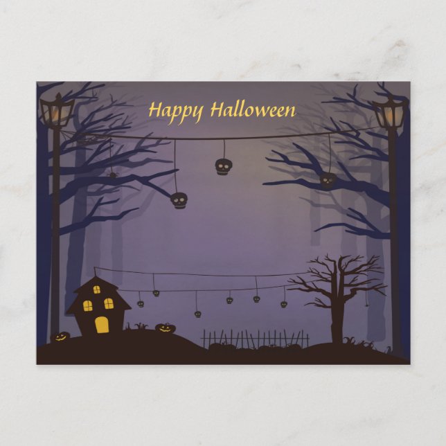 Carte Postale Joyeux Halloween (Devant)