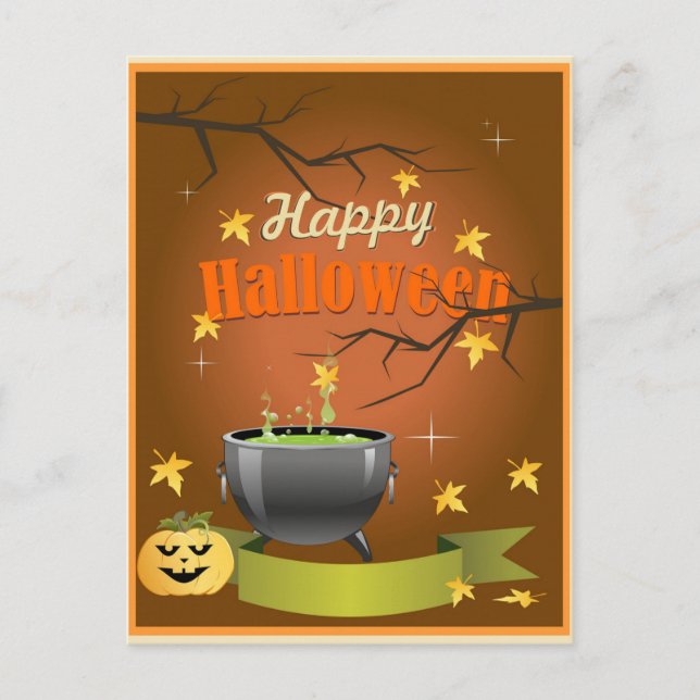 Carte Postale Joyeux Halloween (Devant)