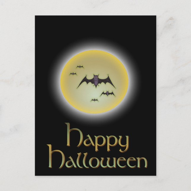 Carte Postale Joyeux Halloween (Devant)