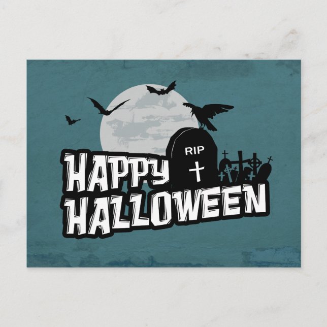 Carte Postale Joyeux Halloween (Devant)