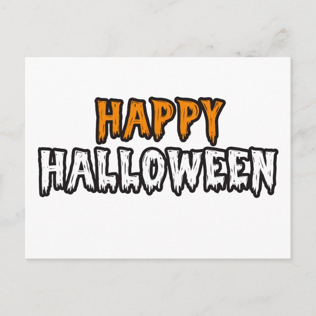 Carte Postale Joyeux Halloween (Devant)