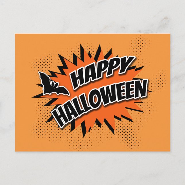Carte Postale Joyeux Halloween (Devant)