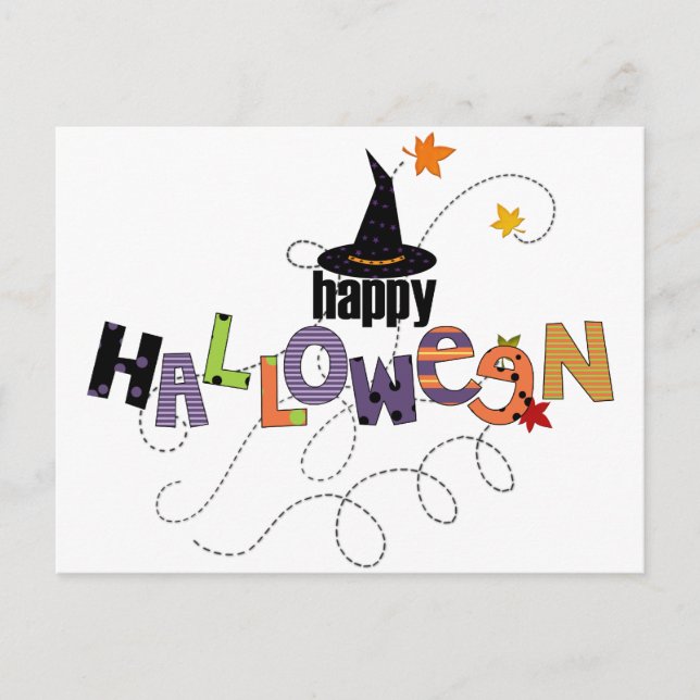 Carte Postale Joyeux Halloween (Devant)