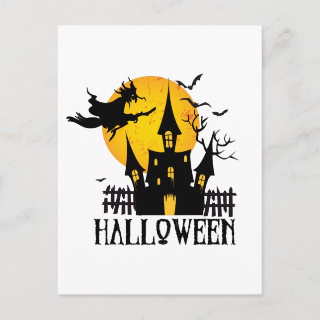 Carte Postale Joyeux Halloween (Devant)