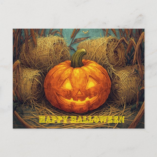 Carte Postale Joyeux Halloween (Devant)