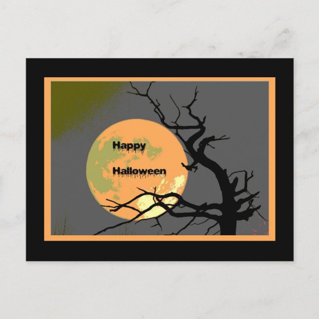 Carte Postale Joyeux Halloween (Devant)